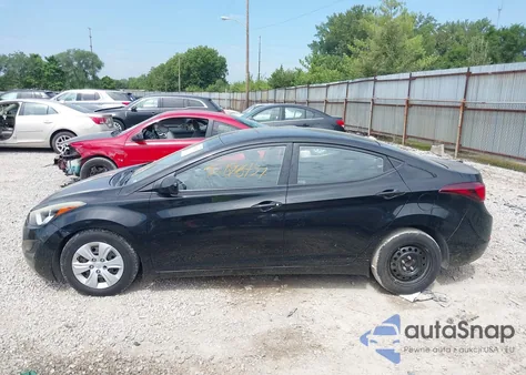 2016 Hyundai Elantra Se from USA, damaged, VIN 005NPDH4AE2GH6832